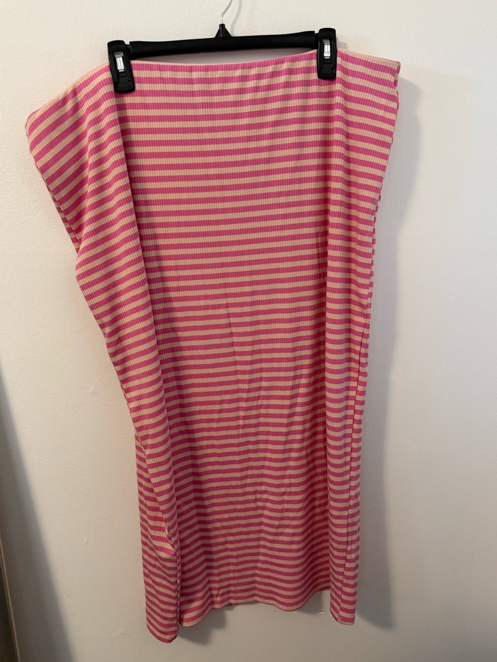 AFRM Striped Ribbed Maxi Skirt 3X